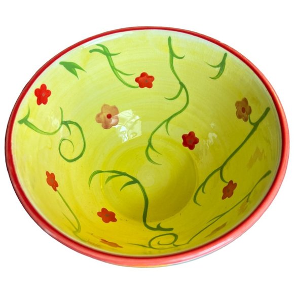 HTF! Kimberly Hodgen Cupcakes and Cartwheels Bowl & Plate Floral Scalloped READ - Picture 3 of 16
